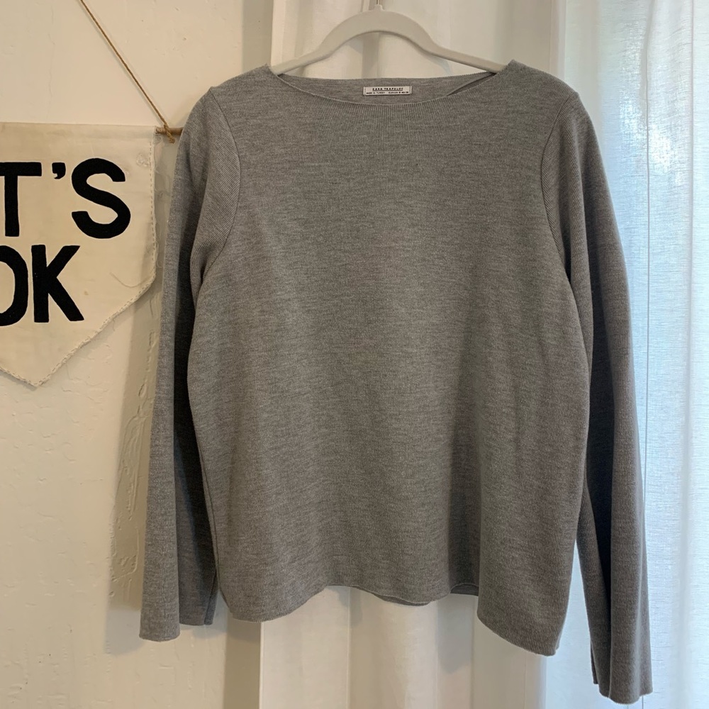 Zara boatneck sweater